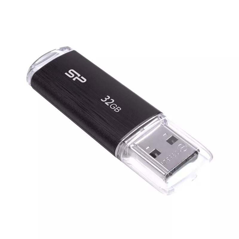 SILICON POWER Ultima U02 - 32 GB USB-muistitikku - USB 2.0 - musta