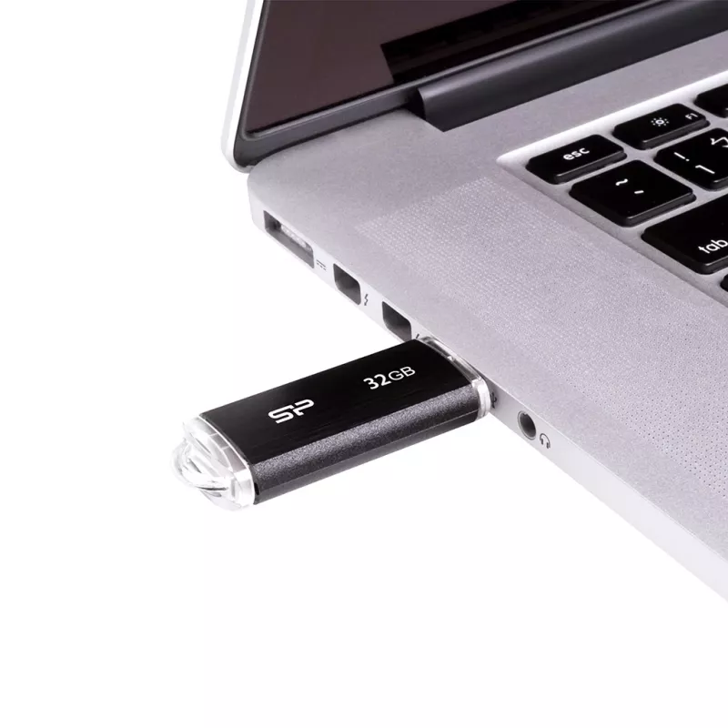 SILICON POWER Ultima U02 - 32 GB USB-muistitikku - USB 2.0 - musta