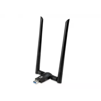 LevelOne AC1200 dualband-WLAN-USB-verkkosovitin, kanava 1-13