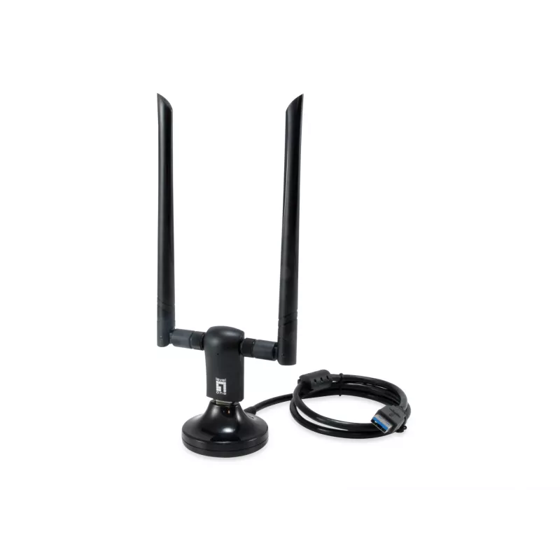 LevelOne AC1200 dualband-WLAN-USB-verkkosovitin, kanava 1-13