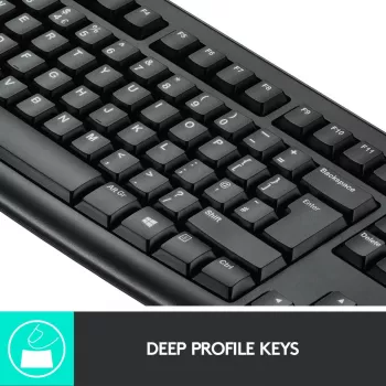 LOGITECH Langaton työpöytäsarja Mk270 - QWERTZ Swiss-Lux