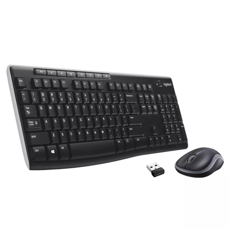 LOGITECH Langaton työpöytäsarja Mk270 - QWERTZ Swiss-Lux