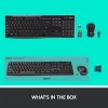 LOGITECH Langaton työpöytäsarja Mk270 - QWERTZ Swiss-Lux