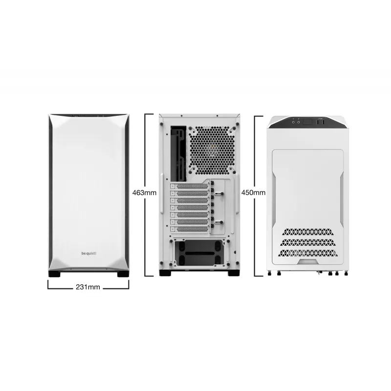 be quiet Pure Base 500 Window valkoinen