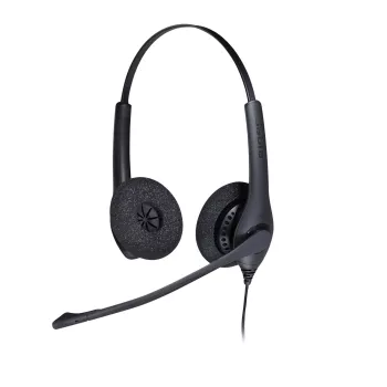 Jabra BIZ 1500 Duo QD EMEA, johdollinen, toimisto/callcenter, 20 - 4500 Hz, 74 g, kuulokemikrofoni, musta