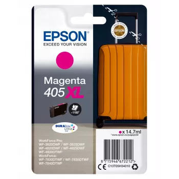 Epson 405XL DURABrite Ultra Ink mustekasetti 1 kpl alkuperäinen suuri (XL) riittoisa magenta