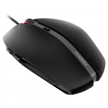 CHERRY GENTIX 4K kaapelihiiri, musta, USB, molempikätinen, optinen, USB, 3600 DPI, musta