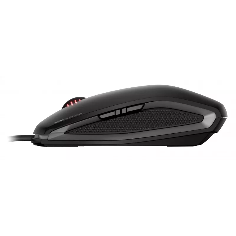 CHERRY GENTIX 4K kaapelihiiri, musta, USB, molempikätinen, optinen, USB, 3600 DPI, musta