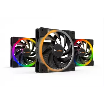 be quiet! Light Wings 120 mm ARGB PWM High-Speed-tuuletin, musta, 3 kpl:n pakkaus