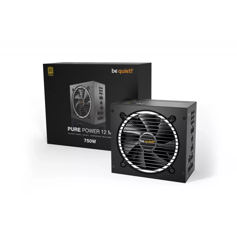 be quiet Pure Power 12 M virtalähde 750 W 20+4 pin ATX ATX musta