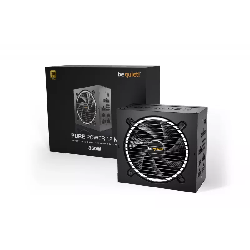 be quiet Pure Power 12 M virtalähde 850 W 20+4 pin ATX ATX musta