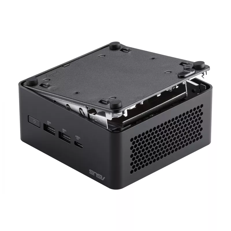 ASUS NUC 14 Pro Tall Kit RNUC14RVHV700000I barebone-minitietokone, Core Ultra 7 165H, Wi-Fi 6E, 2,5G LAN, musta