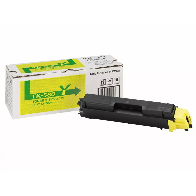 KYOCERA TK-580Y värikasetti 1 kpl alkuperäinen keltainen