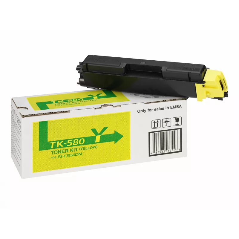 KYOCERA TK-580Y värikasetti 1 kpl alkuperäinen keltainen