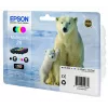 Värikasetti Epson muste C13T26164010 musta syaani magenta keltainen