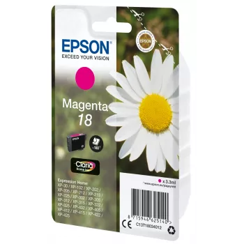 Epson Daisy yksittäispakkaus magenta 18 Claria Home muste