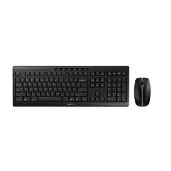 CHERRY Stream Desktop näppäimistö hiiri sisältää toimisto RF Wireless QWERTY US English musta