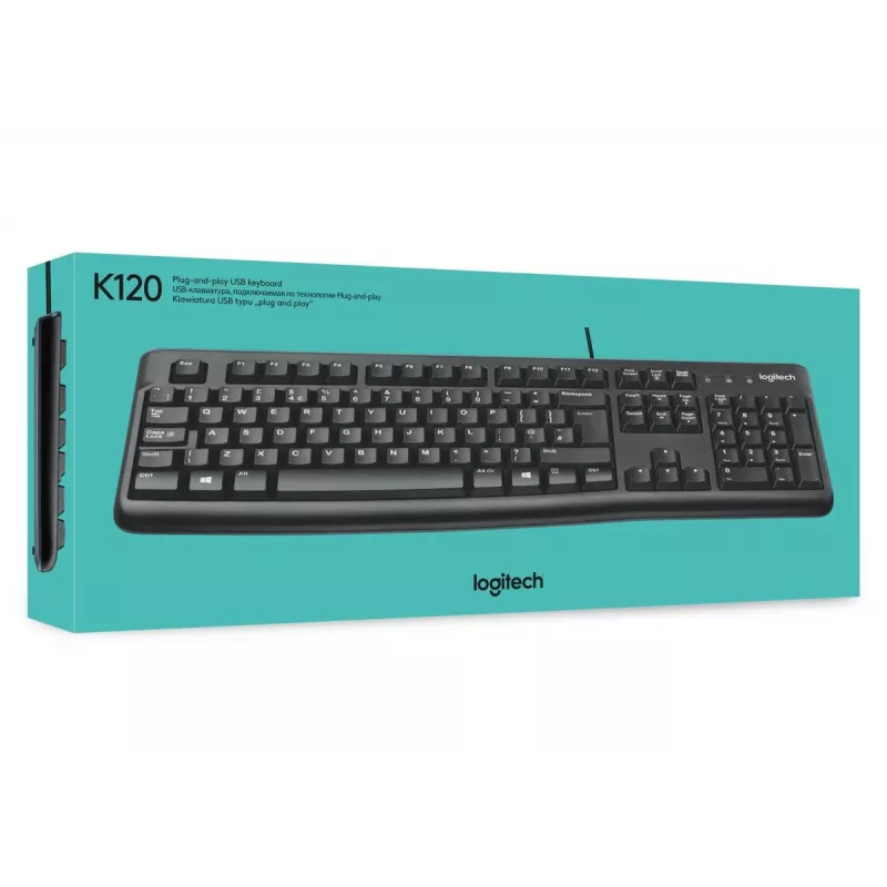LOGITECH näppäimistö K120 - yrityksille Azerty belgia