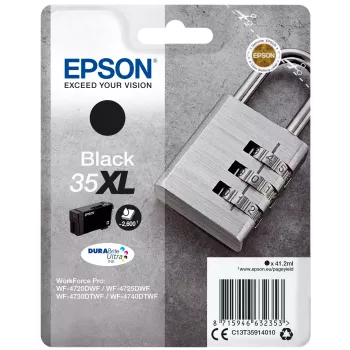 Epson Padlock yksittäispakkaus musta 35XL DURABrite Ultra muste