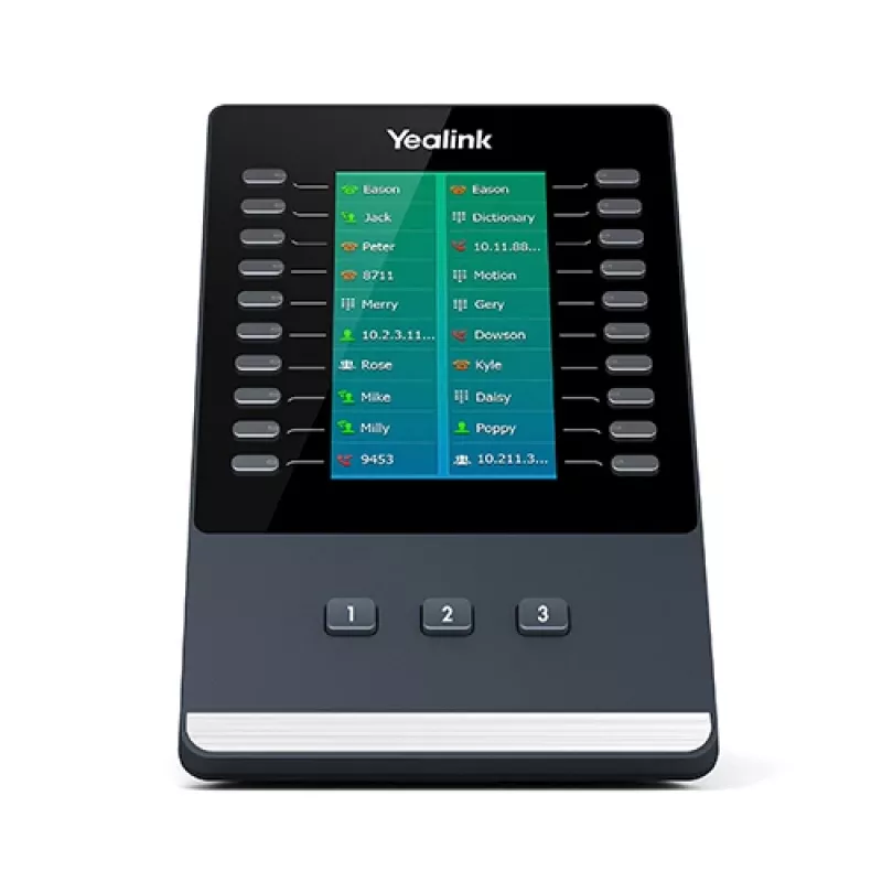 Yealink EXP50 IP-laajennusmoduuli musta, harmaa 23 painiketta