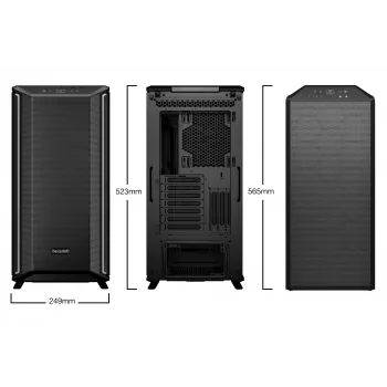 be quiet Dark Base 701 musta Midi Tower