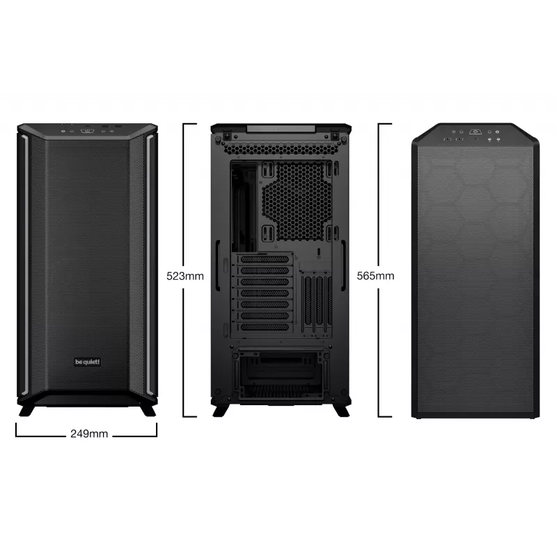 be quiet Dark Base 701 musta Midi Tower