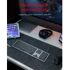 KeySonic KSK-8023BTRF (DE) näppäimistö yleiskäyttöön Bluetooth QWERTZ saksa antrasiitti, musta