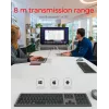 KeySonic KSK-8023BTRF (DE) näppäimistö yleiskäyttöön Bluetooth QWERTZ saksa antrasiitti, musta