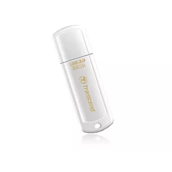 TRANSCEND Jetflash 730 - 64 GB USB-muistitikku - USB 3.0 - valkoinen