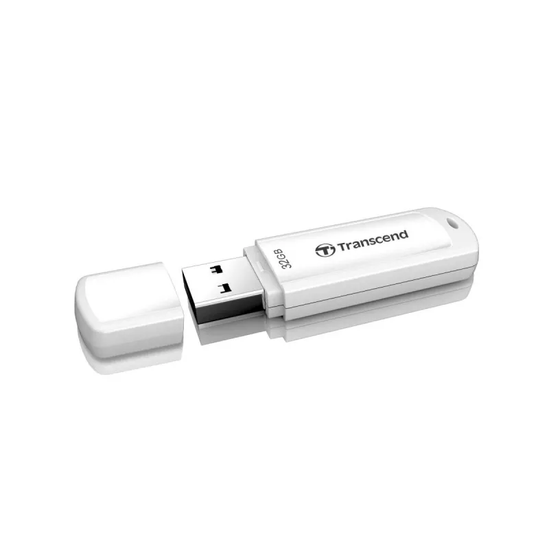 TRANSCEND Jetflash 730 - 64 GB USB-muistitikku - USB 3.0 - valkoinen