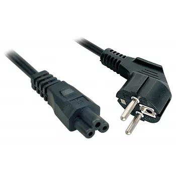 Lindy 2m, CEE 7/7 - IEC 320 C5 musta CEE7/7 C5 liitäntä