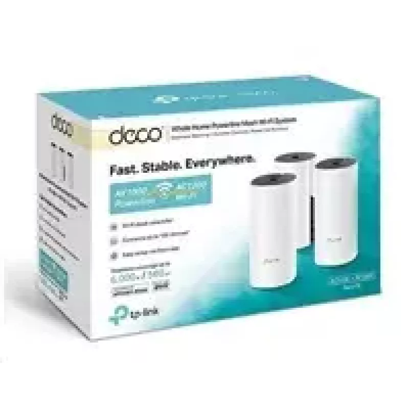 TP-Link AC1200 + AV1000 Whole Home Hybrid Mesh Wi-Fi -järjestelmä, 3 kpl:n pakkaus
