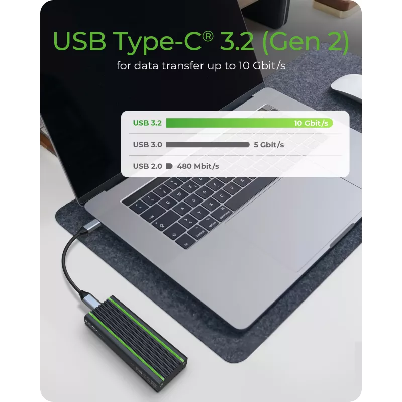 ICY BOX IB-1824ML-C31 SSD-kotelo musta M.2