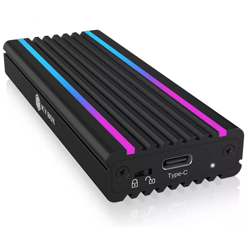 ICY BOX IB-1824ML-C31 SSD-kotelo musta M.2