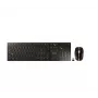 CHERRY DW 9100 SLIM näppäimistö ja hiiri, yleiskäyttöön RF Wireless + Bluetooth QWERTZ sveitsi musta