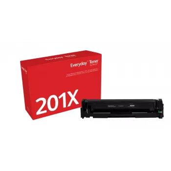 Everyday™ musta värikasetti Xeroxilta, yhteensopiva HP 201X (CF400X) kanssa, suuri kapasiteetti