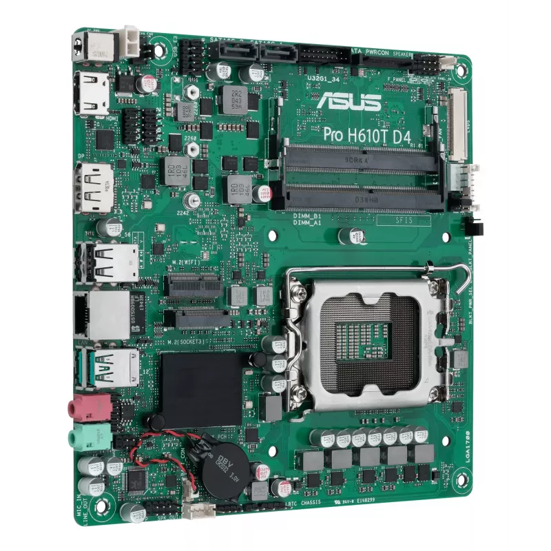 ASUS Pro H610T D4-CSM Intel H610 LGA 1700 Thin Mini ITX