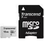 TRANSCEND Micro SDHC -kortti 300S 16 GB UHS-I U1 adapterilla