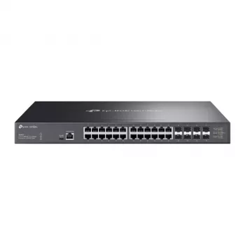 TP-Link Omada 24-porttinen 10GBASE-T L2+ hallittava kytkin, jossa 8 10GE SFP+ -paikkaa