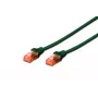 DIGITUS verkkokaapeli - CAT6 - U/UTP - Snagless - Cu - 0,25 m - vihreä