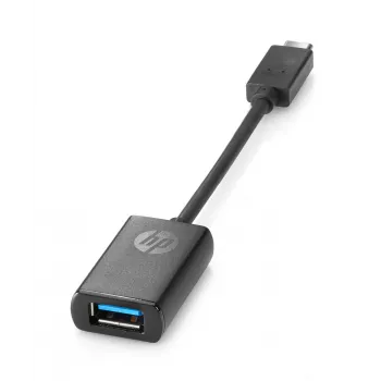 HP USB-C - USB 3.0 -adapteri, 0,1409 m, USB-C, USB 3.0, USB 3.2 Gen 1 (3.1 Gen 1), musta