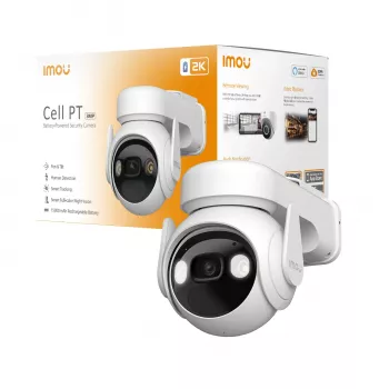 Imou Cell PT kupoli IP-valvontakamera ulkokäyttöön 2304 x 1296 pikseliä seinä