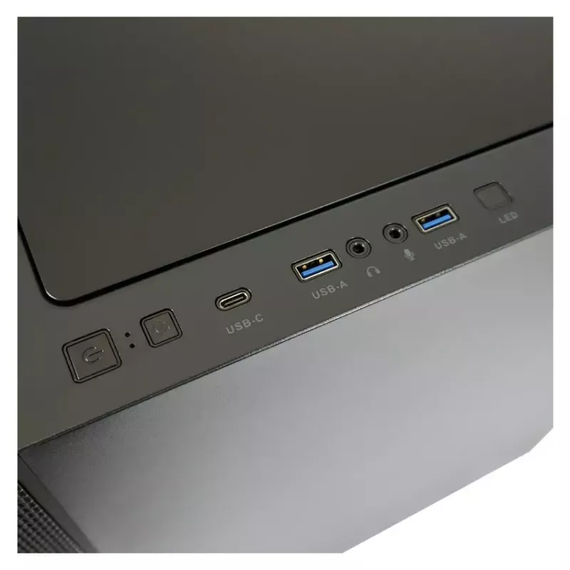 PC-kotelo LC-Power LC-8000B-ON Midi Tower musta