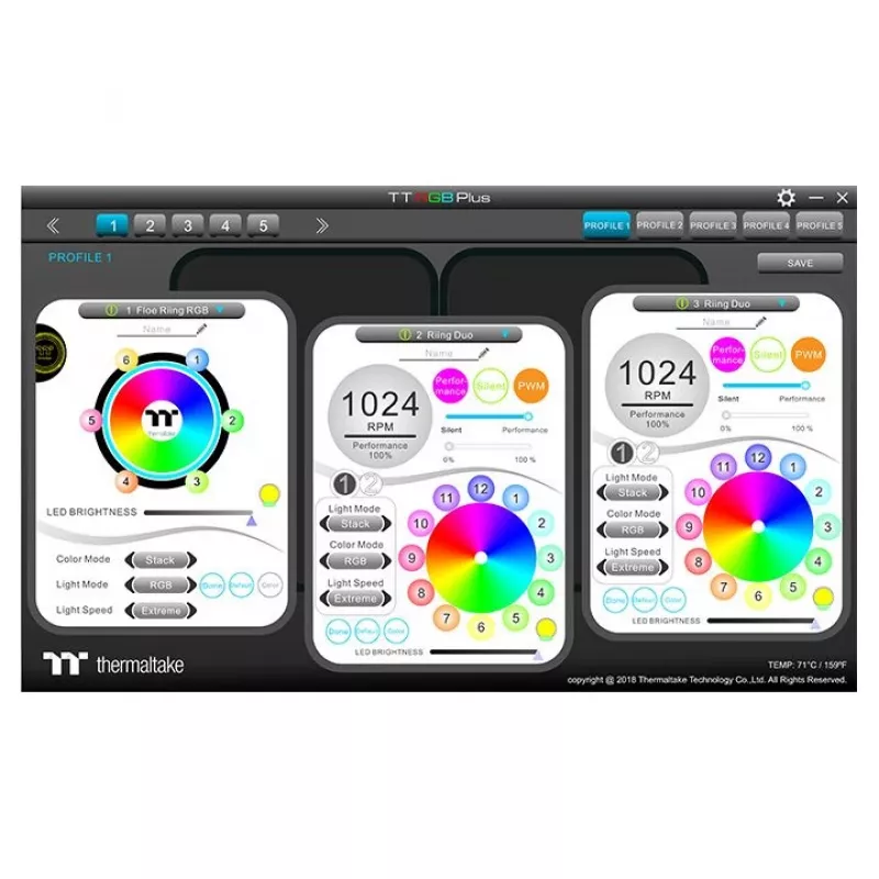 THERMALTAKE nestejäähdytystarvike - Floe DX RGB 240 TT Premium Edition