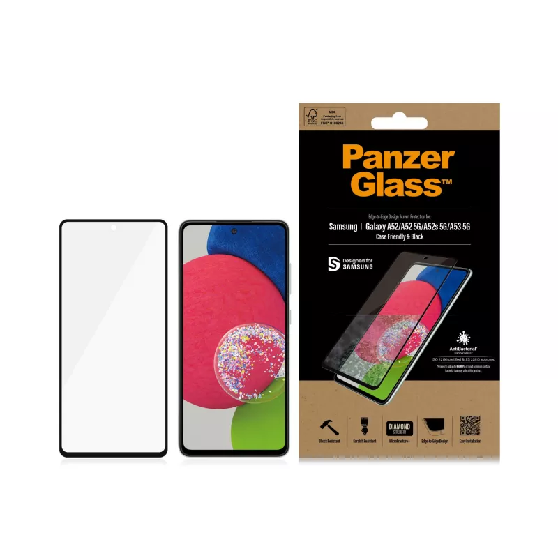PanzerGlass ® näytönsuojakalvo Samsung Galaxy A52 | A52 5G | A52s 5G | A53 5G