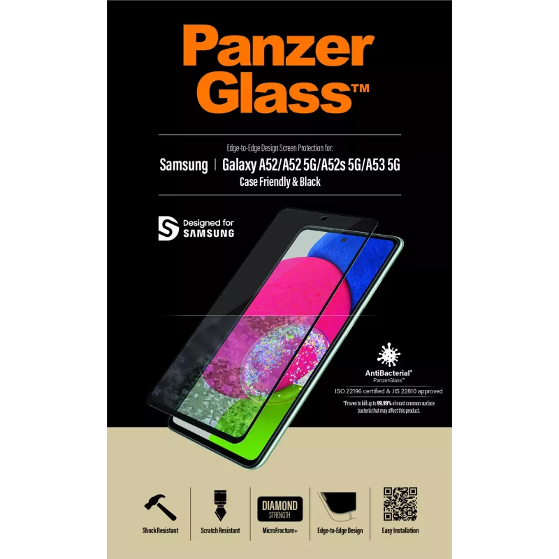 PanzerGlass ® näytönsuojakalvo Samsung Galaxy A52 | A52 5G | A52s 5G | A53 5G