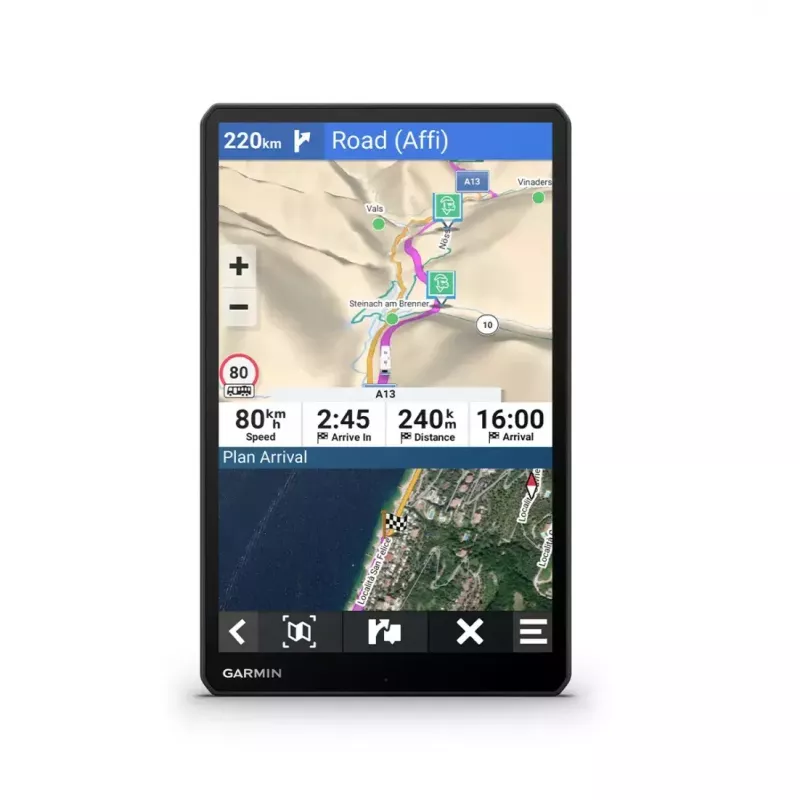 Garmin Camper 1095 navigaattori musta
