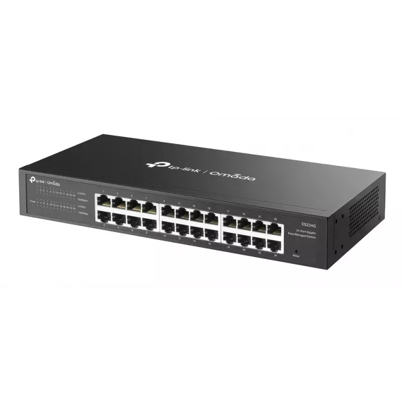 TP-Link Omada ES224G verkkokytkin Managed L2 Gigabit Ethernet (10/100/1000) musta