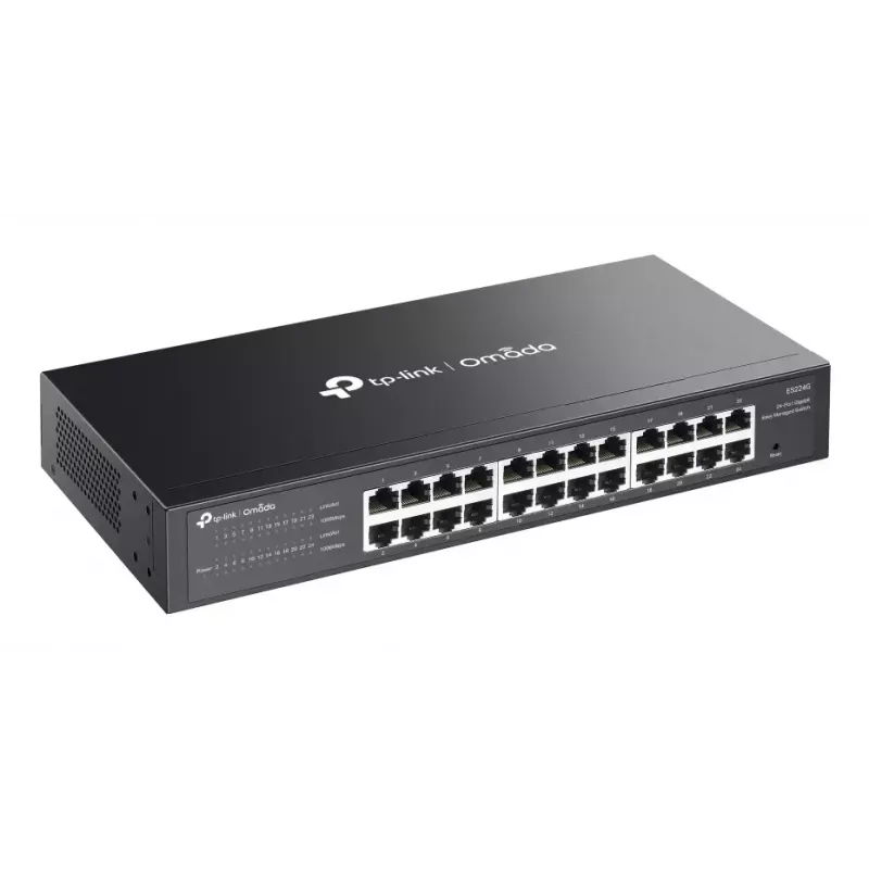 TP-Link Omada ES224G verkkokytkin Managed L2 Gigabit Ethernet (10/100/1000) musta