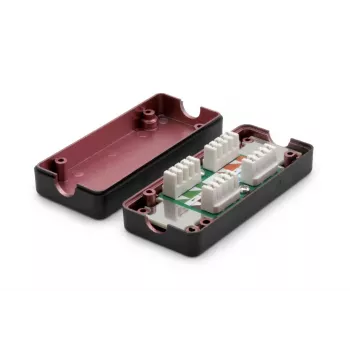 DIGITUS jakokeskus CAT 7, 600 MHz LSA-johtimet AWG 22-26, suojattu kompakti muotoilu, 26x35x80 mm
